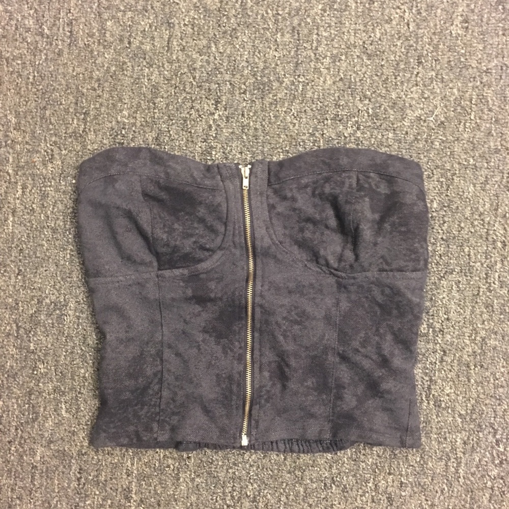 Cute tube top - blue - small/petite